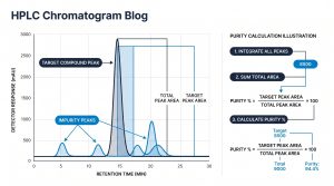 Peptide certificate of analysis testing standards infographic, Next Level Pharm