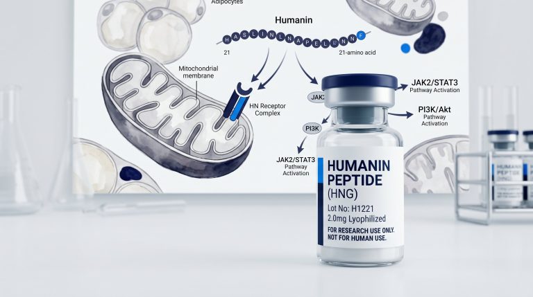 Humanin Research: Mitochondria-Derived Peptide and Cell Signaling Studies