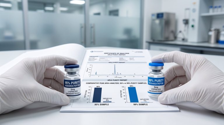 Research-Grade Peptides: Purity Standards and Sourcing