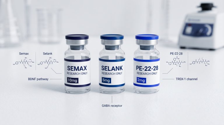 Brain Peptides Compared: Semax vs Selank vs PE-22-28