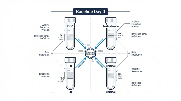 A lab scientist pipetting samples into a microplate for biomarker analysis.