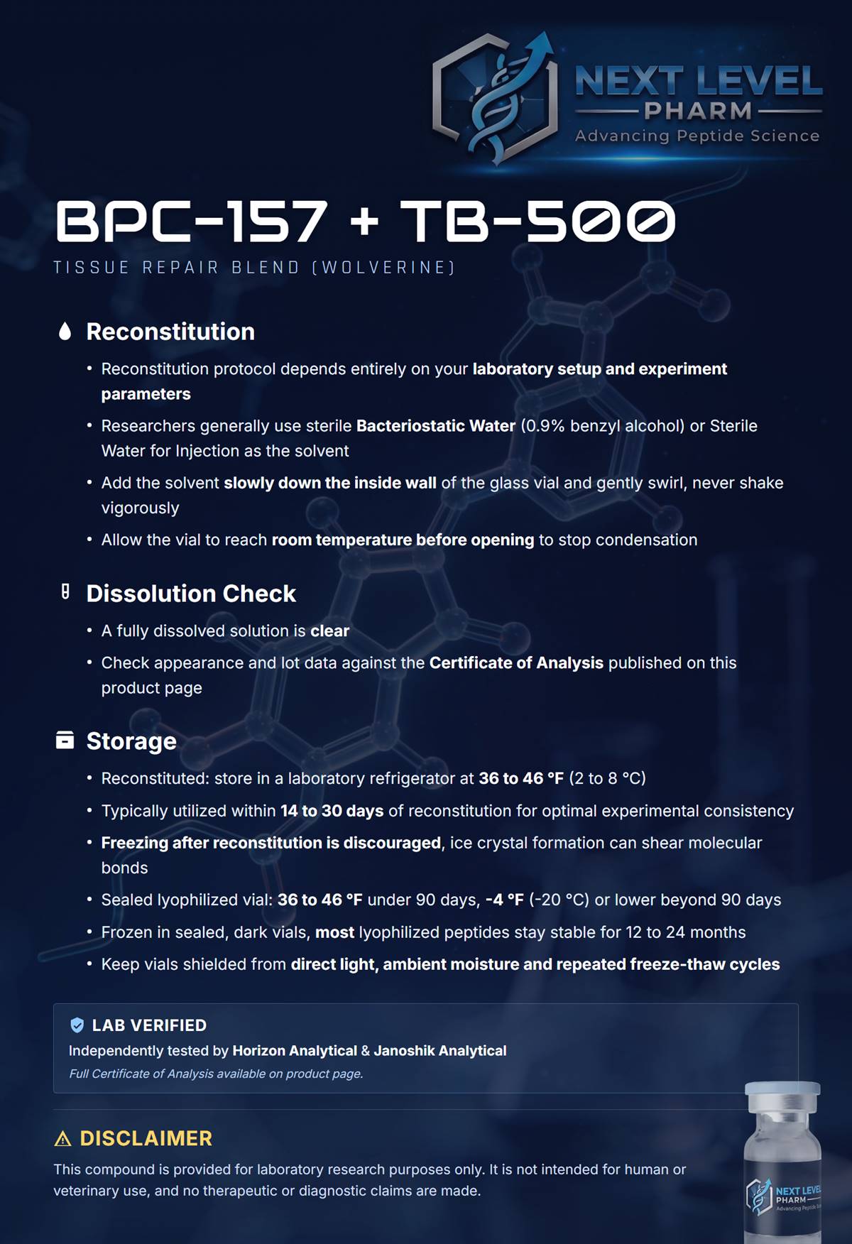 BPC157 + TB500 (Wolverine) - Image 2