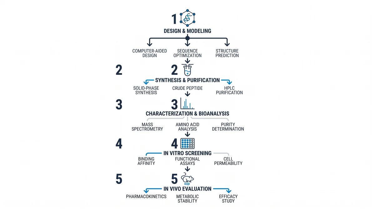 C-Terminal Amidation in Peptides: Stability and Research — research infographic