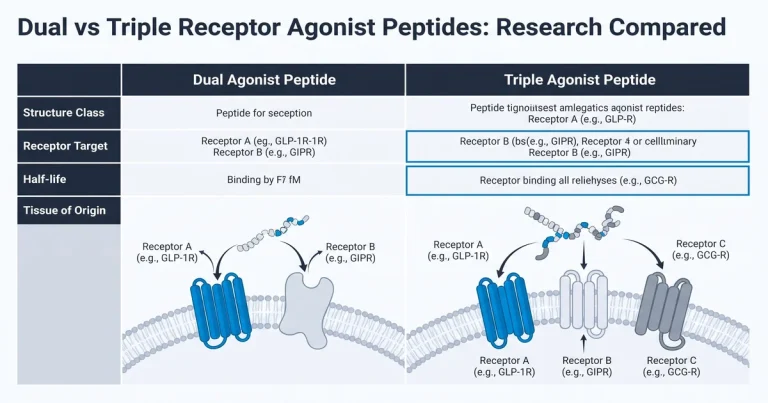 Dual vs Triple Receptor Agonist Peptides: Research Compared