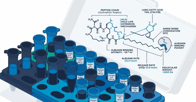 Fatty Acid Conjugation in Peptides: Half-Life Extension Research
