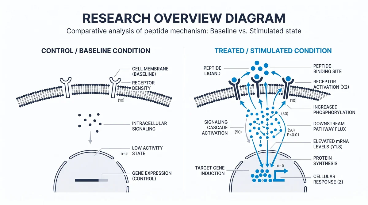 Fatty Acid Conjugation in Peptides: Half-Life Extension Research — research infographic