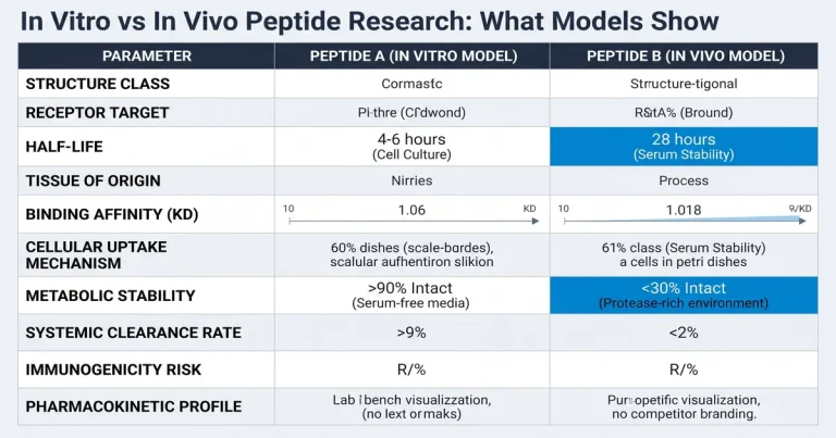 In Vitro vs In Vivo Peptide Research: What Models Show
