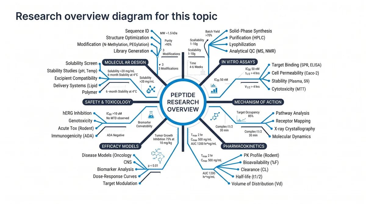 Neuroinflammation and Peptide Research: Mechanism Studies — research infographic