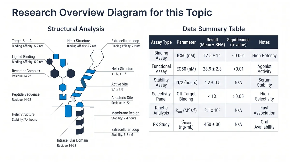 Statistical Analysis Methods in Peptide Research — research infographic