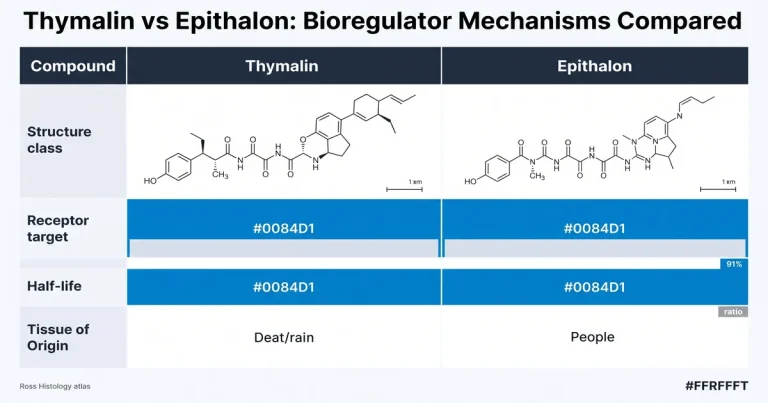 Thymalin vs Epithalon: Bioregulator Mechanisms Compared