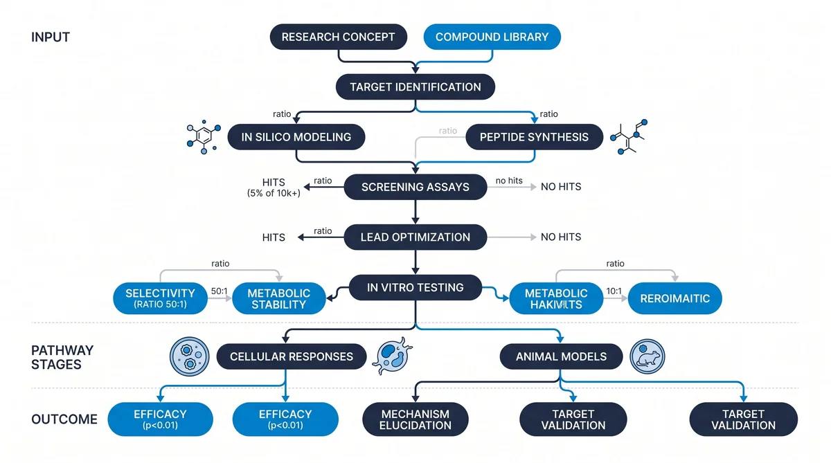 VEGF Pathway and Peptide Research: Angiogenesis Studies — research infographic