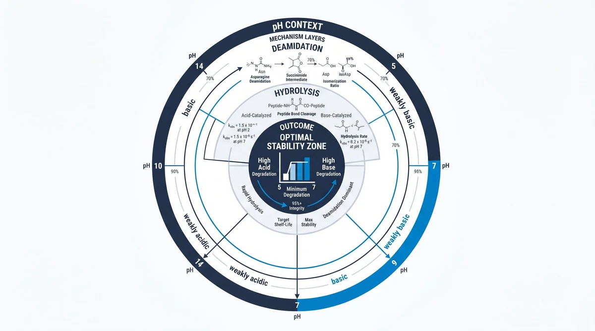 Buffer pH Peptide Stability Research: Ionic Strength — research infographic