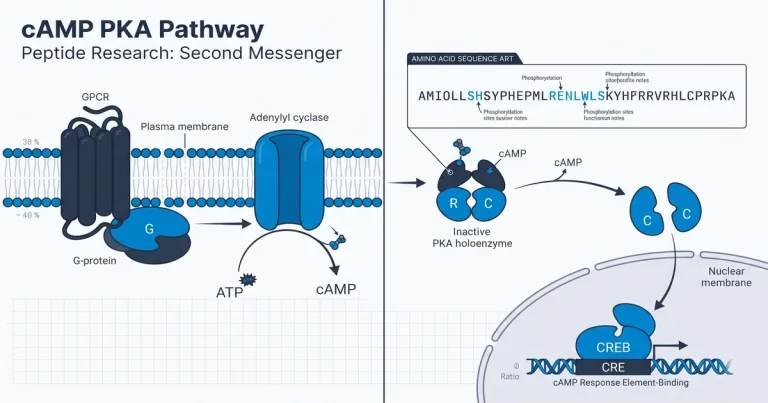 cAMP PKA Pathway Peptide Research: Second Messenger