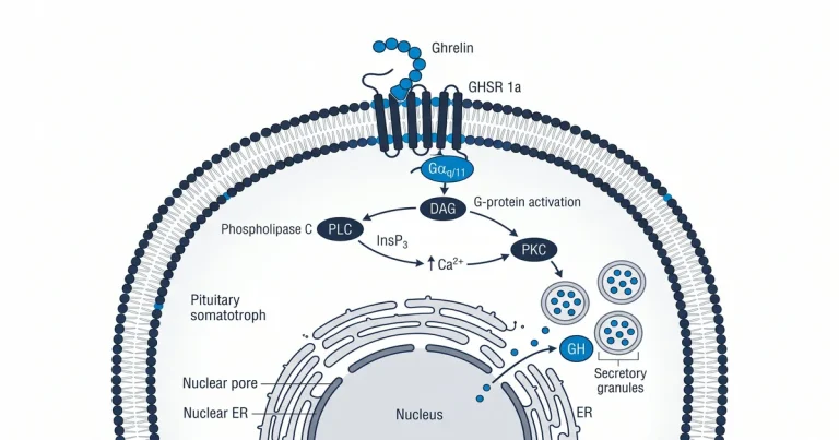 Ghrelin Peptide Research: GHSR Receptor Mechanism