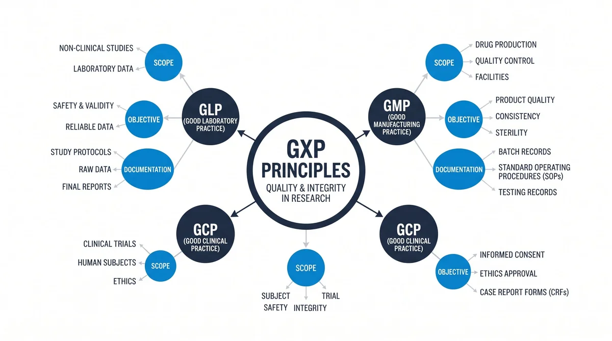 Good Laboratory Practice in Peptide Research: A GLP Compliance Guide — research infographic