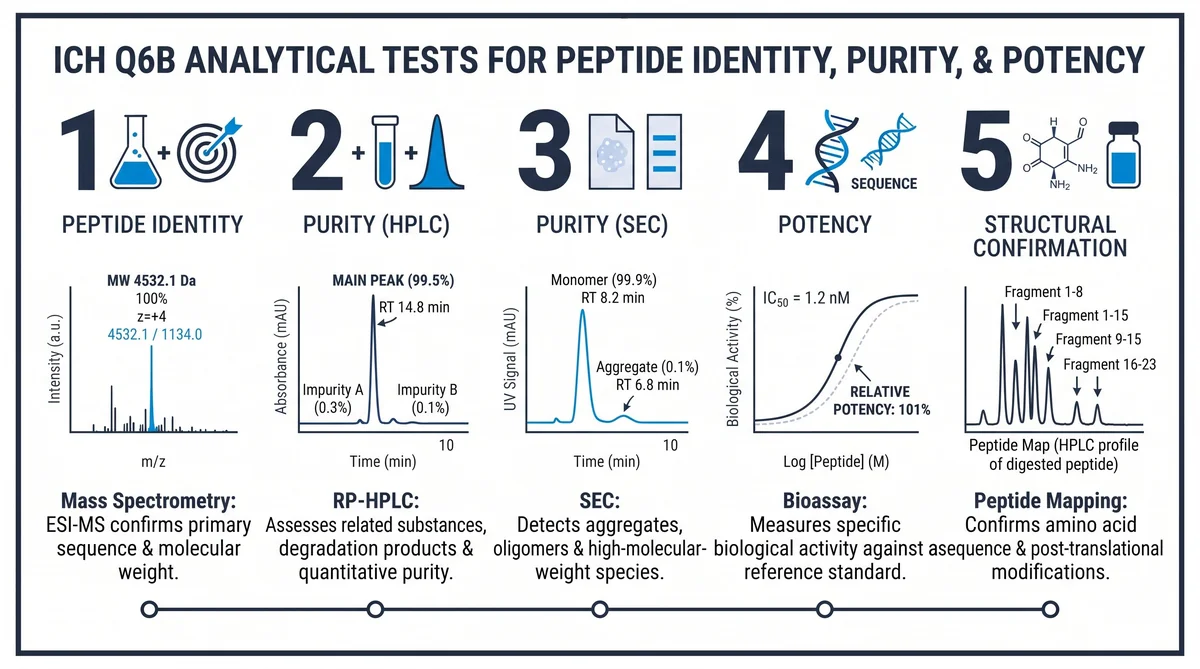 ICH Q6B Peptide Specification: Analytical Research — research infographic