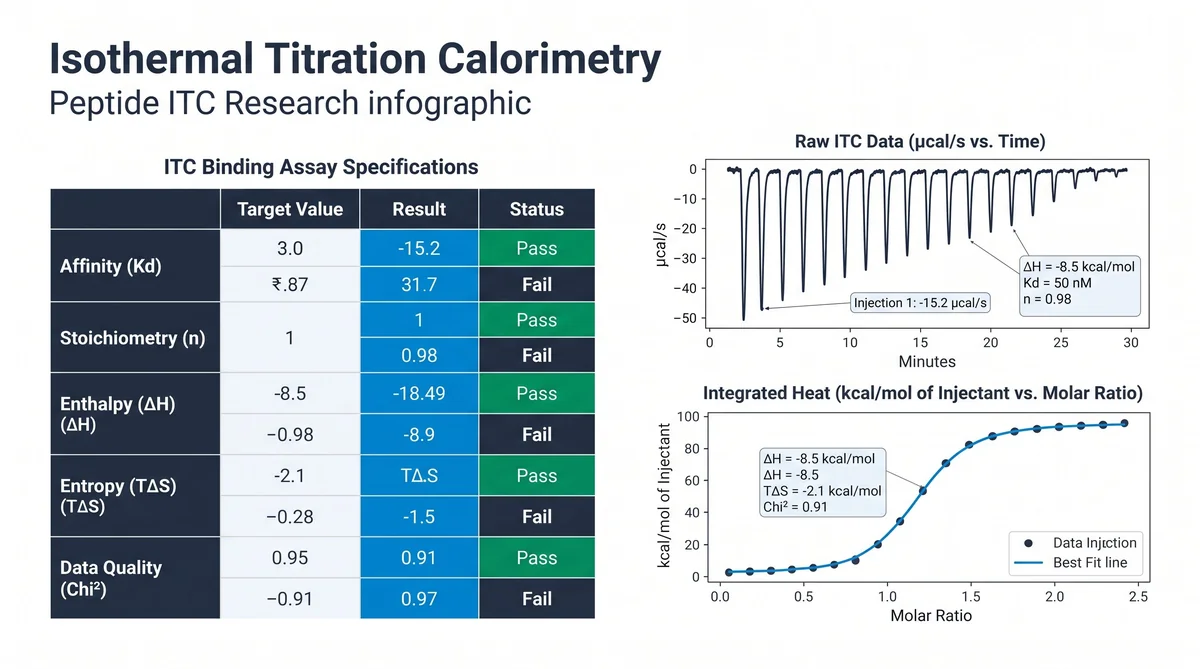 Isothermal Titration Calorimetry Peptide ITC Research — research infographic