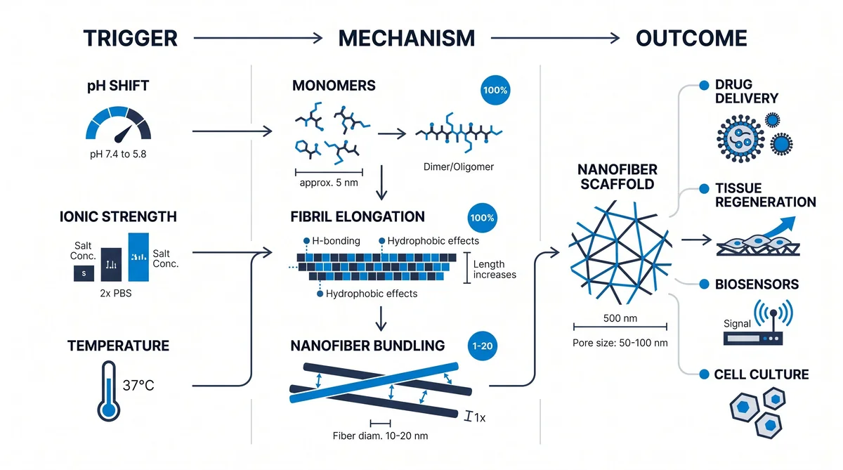 Self-Assembling Peptide Nanofiber Research: Scaffold — research infographic